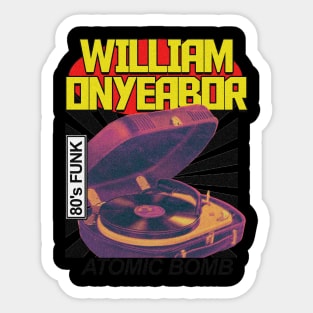 William Onyabor funk Sticker